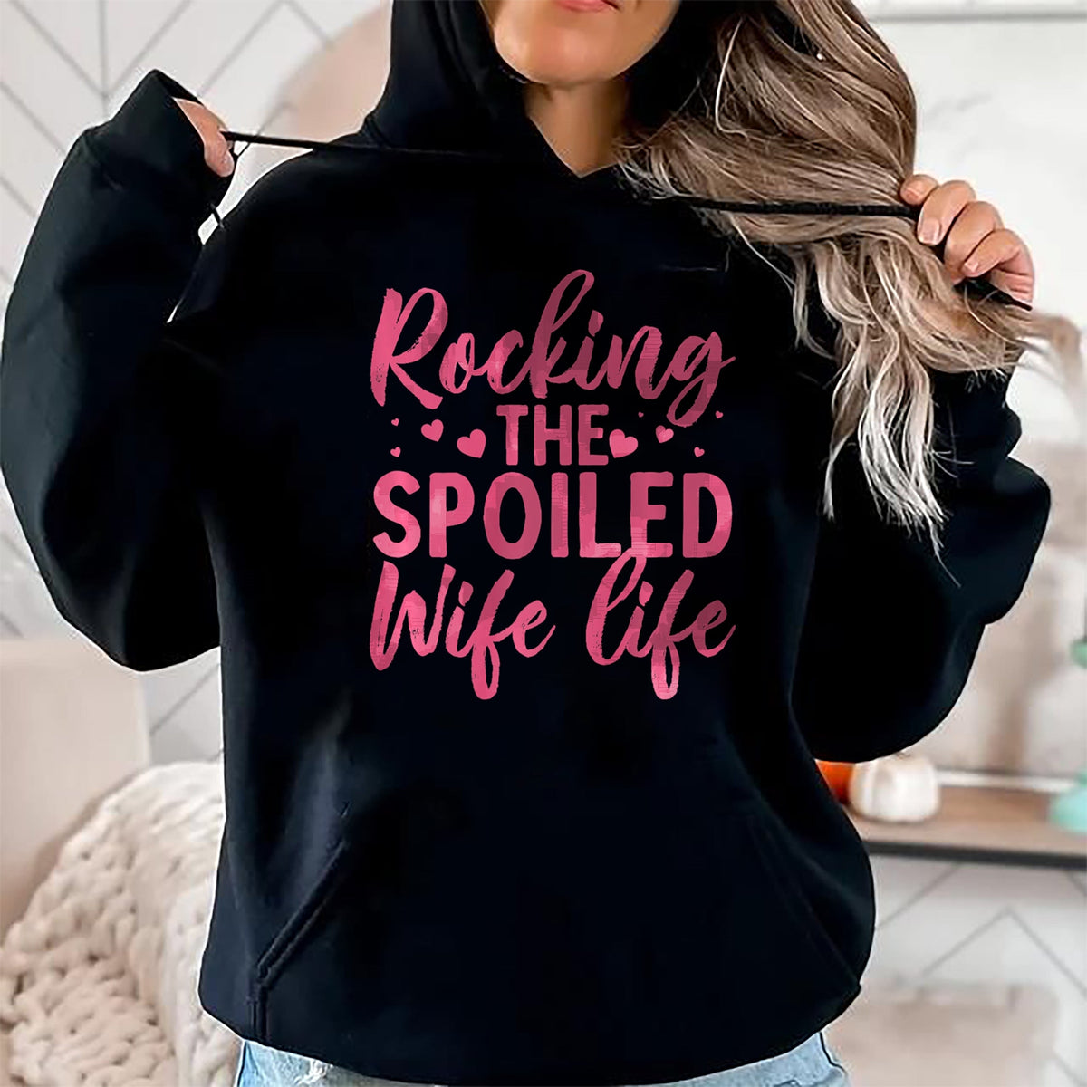 Best Wife Shirt, Wife and Husband Unisex T-Shirt/Hoodie/Sweatshirt HLT00 - Gift for wife T shirt, spoiled wife   Funny Spoiled Wife Art For Women Girls Husband Spoiled Wife Pr (6)
