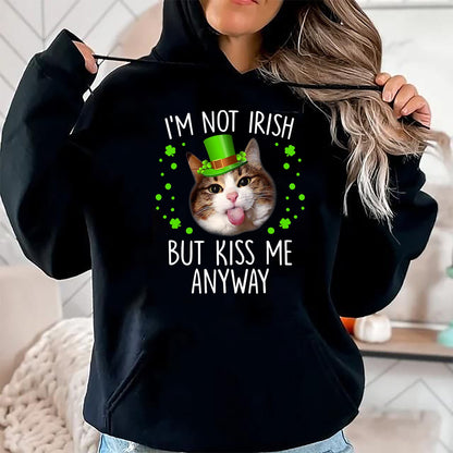 Patrick Day Shirts for Family, Funny Patrick Day shirts, st patrick's day Unisex T-Shirt/Hoodie/Sweatshirt HLT00 - I_m Not Irish But Kiss Me Anyway St. Patrick Day Gifts T-Shirt