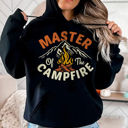 Funny Camping Shirt, Gift For Camping Lover Unisex T-Shirt/Hoodie/Sweatshirt HLT00 - Funny Outdoor Camping Gifts Men Women Master of Campfire T-Shirt