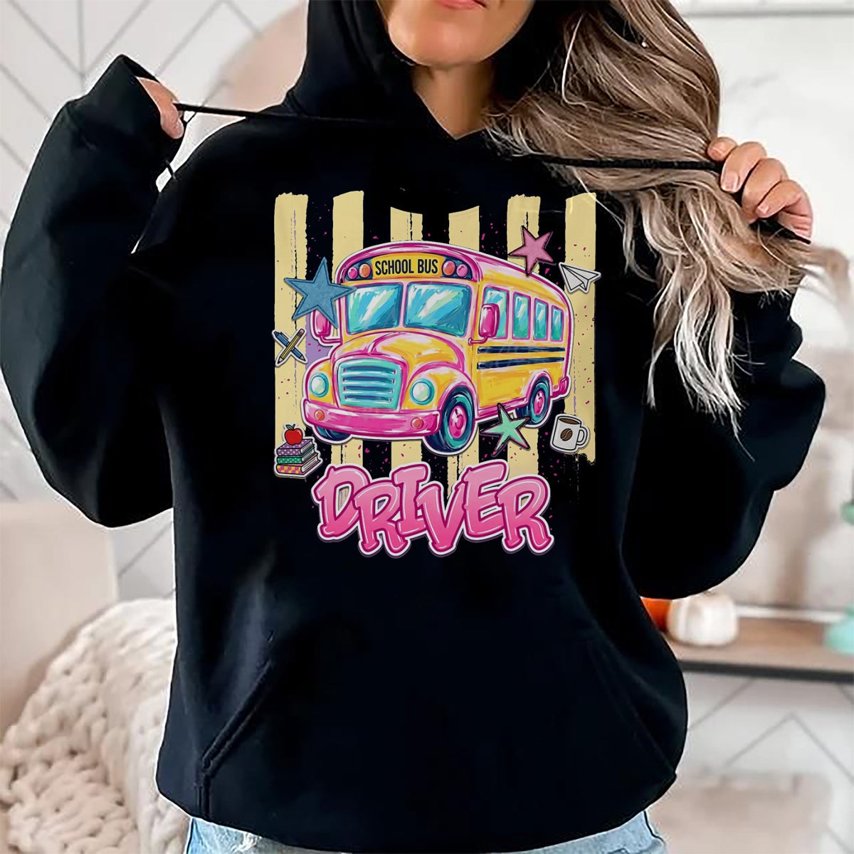 Best Student Shirt, Funny Back To School UnisexT-Shirt/Hoodie/Sweatshirt HLT00 - School Bus Driver Preppy Back to School Women Apparel T-Shirt