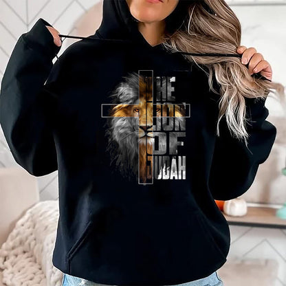 Christian Tee, Christian Faith Unisex T-Shirt/Hoodie/Sweatshirt HLT00 - Christian Religious Jesus The Lion Of Judah Easter Yeshua T-Shirt