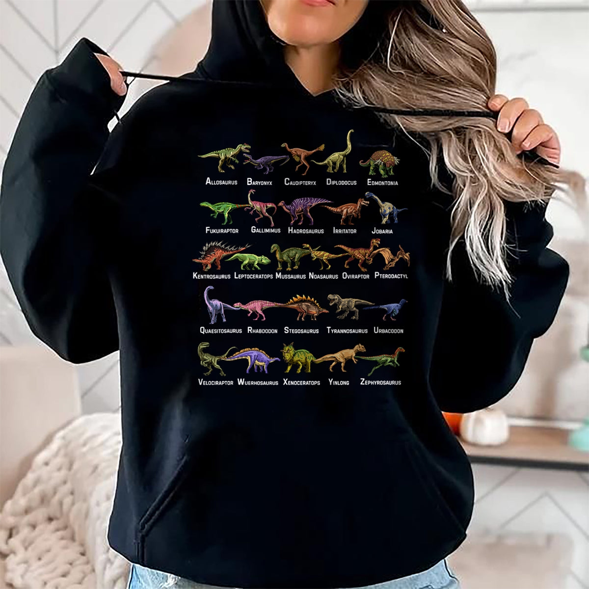 Best Dinosaur Lover Shirt, Funny Dinosaur UnisexT-Shirt/Hoodie/Sweatshirt HLT00 - Dinosaur Alphabet Shirt Educational Dino Dinosaur Lover Kids T-Shirt