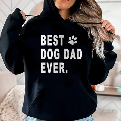 Gift for Dad Shirt, Funny Dad Unisex T-Shirt/Hoodie/Sweatshirt HLT00 – Best Dog Dad T-shirt Gift for Best Dog Dad Ever T-Shirt