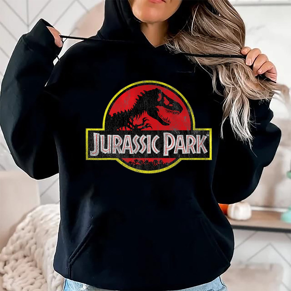 Best Dinosaur Lover Shirt, Funny Dinosaur UnisexT-Shirt/Hoodie/Sweatshirt HLT00 - Jurassic Park Distressed Original Park Logo T-Shirt Tee for Men and Women