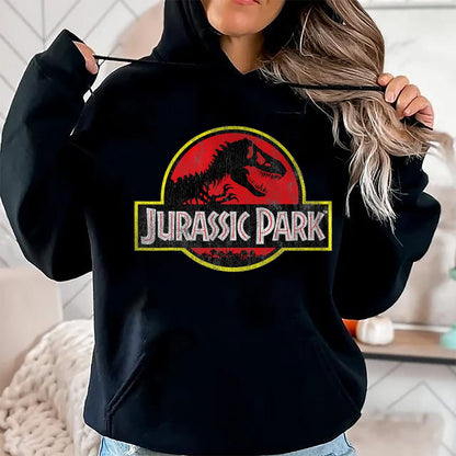 Best Dinosaur Lover Shirt, Funny Dinosaur UnisexT-Shirt/Hoodie/Sweatshirt HLT00 - Jurassic Park Distressed Original Park Logo T-Shirt Tee for Men and Women