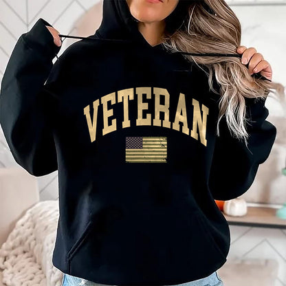 Proud Veteran Shirt, Funny Veteran UnisexT-Shirt/Hoodie/Sweatshirt HLT00 - Veteran Veterans Day USA United States America American Flag T-Shirt