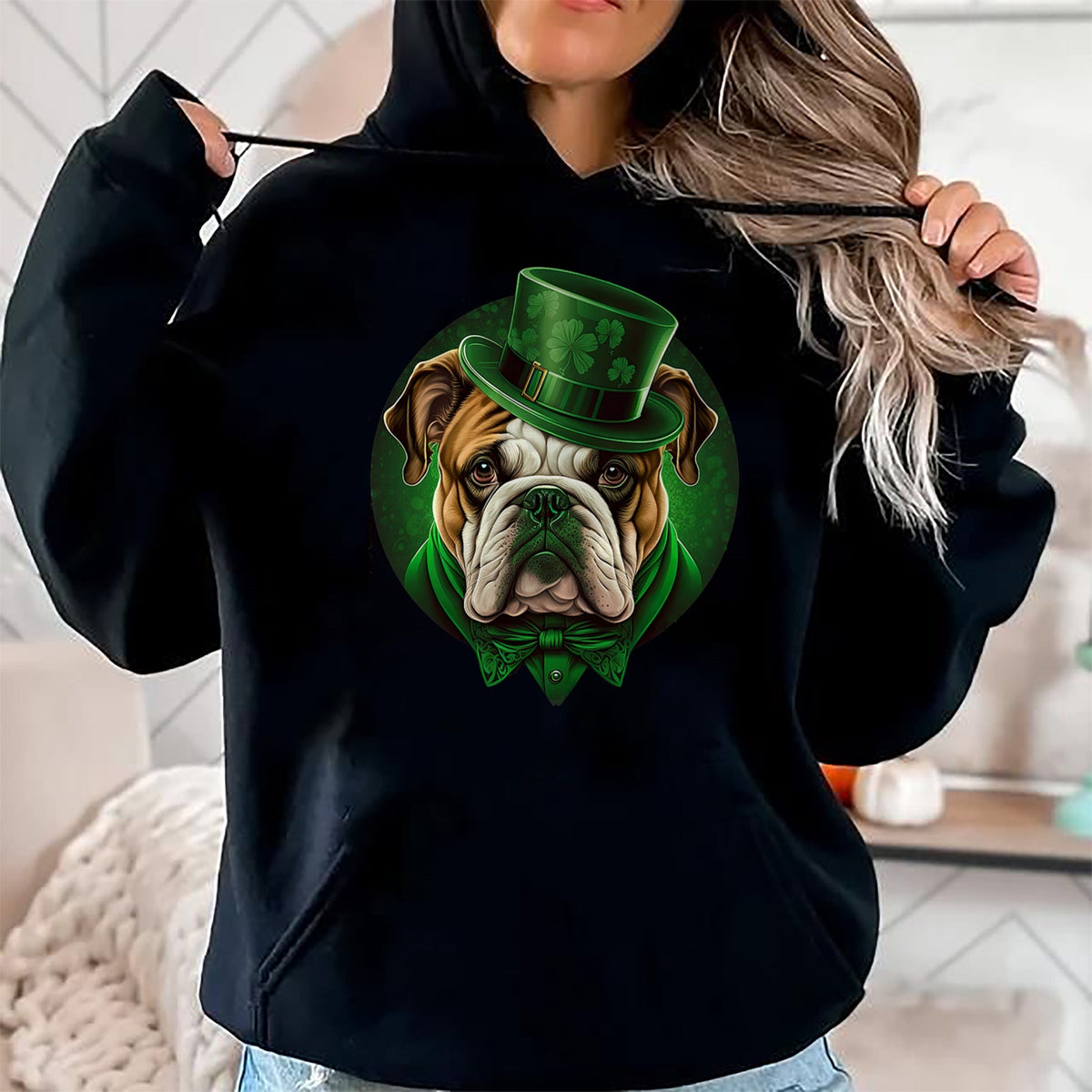 Patrick Day Shirts for Family, Funny Patrick Day shirts, st patrick's day Unisex T-Shirt/Hoodie/Sweatshirt HLT00 - Funny Bulldog Dog St Patricks day irish Saint patrick Day T-Shirt (1)