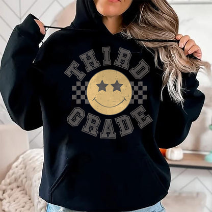 Best Student Shirt, Funny Back To School UnisexT-Shirt/Hoodie/Sweatshirt HLT00 - Retro Third Grade Teacher Student 1st Day Back to School T-Shirt