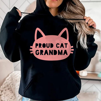 Cat Love Shirt, Funny Cat Lover Gift UnisexT-Shirt/Hoodie/Sweatshirt HLT00 - Proud Cat Grandma My Grandkitty Loves Me Cats Kittens Nana T-Shirt for Women