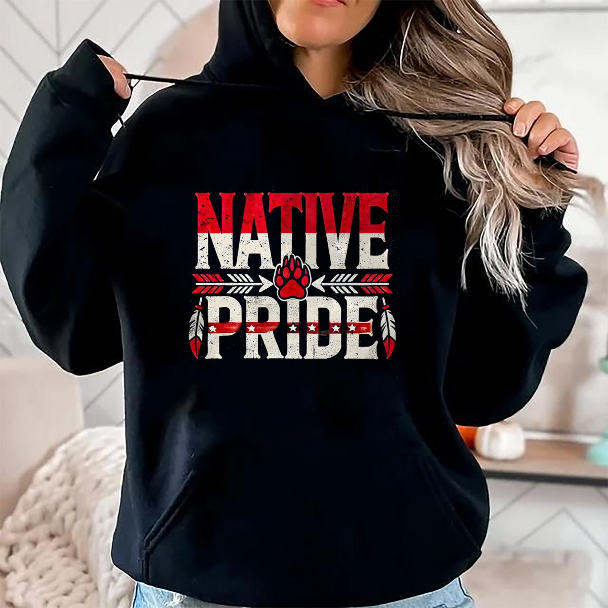 Native American T-Shirts, Vintage Native American Unisex T-Shirt/Hoodie/Sweatshirt HLT00 - Retro We Should Have Built A Wall Native American Heritage T-Shirt (1)