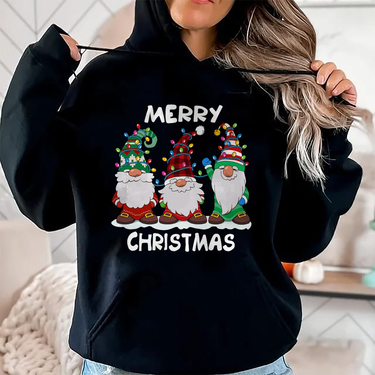 Christmas Shirts for Family, Funny christmas shirts, Christmas Unisex T-Shirt/Hoodie/Sweatshirt HLT00 - Merry Christmas Gnomes Xmas Family Men Women T-Shirt