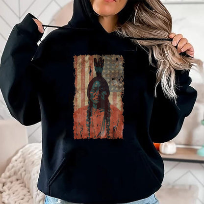 Native American T-Shirts, Vintage Native American Unisex T-Shirt/Hoodie/Sweatshirt HLT00 - Native American Vintage T-Shirt (1)