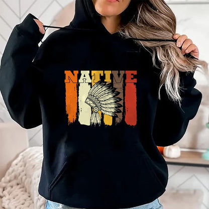 Native American T-Shirts, Vintage Native American Unisex T-Shirt/Hoodie/Sweatshirt HLT00 - Native American Choctaw America Traditional American Indian T-Shirt