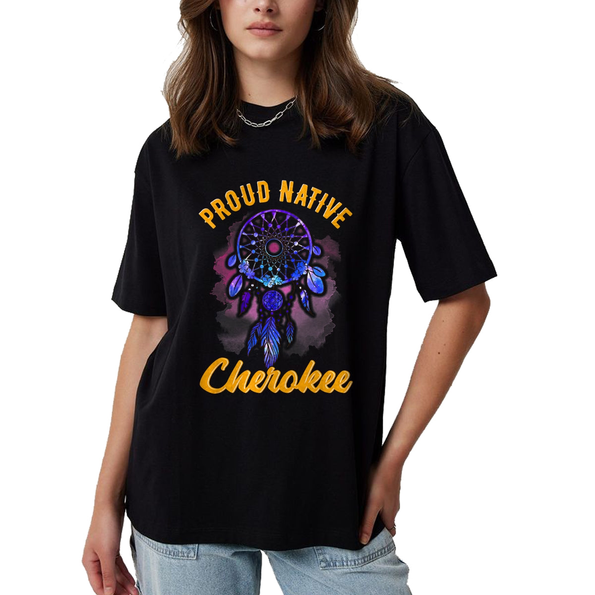 Native American T-Shirts, Vintage Native American Unisex T-Shirt/Hoodie/Sweatshirt HLT00 - Proud To Be Cree - Native American Pride T Shirt