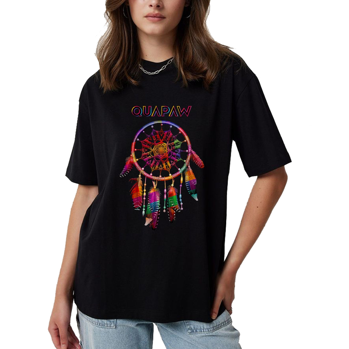 Native American T-Shirts, Vintage Native American Unisex T-Shirt/Hoodie/Sweatshirt HLT00 - Raven Spirit Totem Indigenous Native American Heritage Day T-Shirt (1)