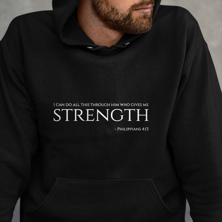 Christian Tee, Christian Faith Unisex T-Shirt/Hoodie/Sweatshirt HLT00 - Christian Bible - Philippians 413 - Motivational Quote T-Shirt
