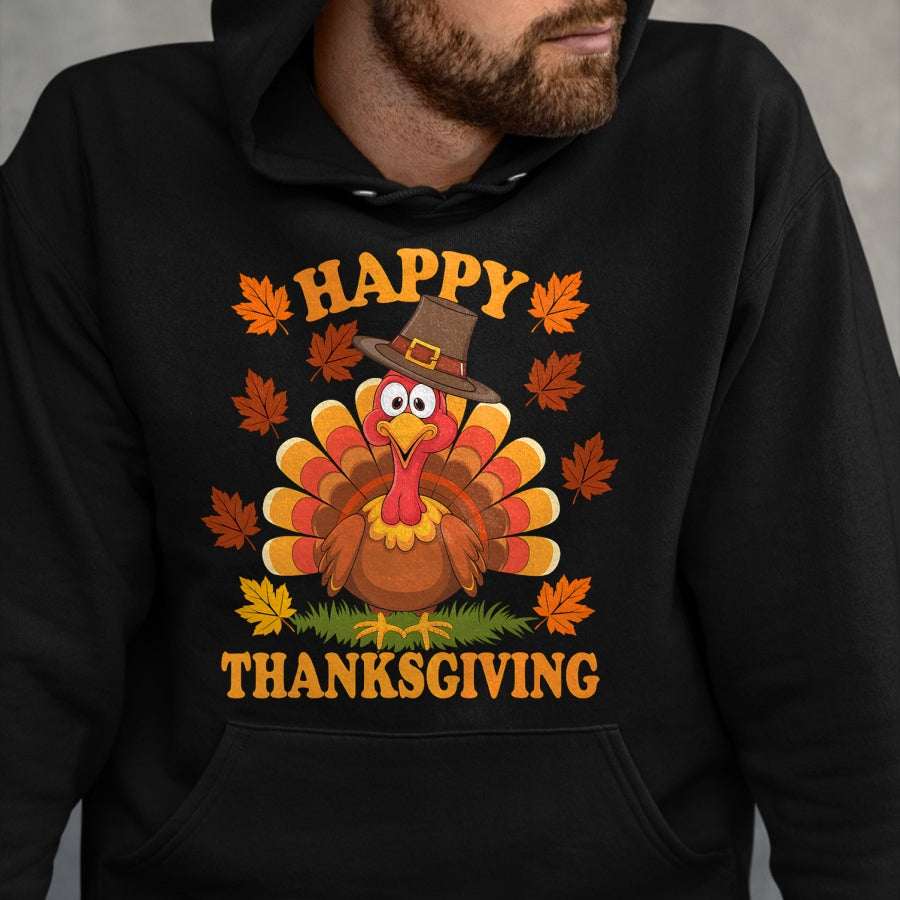 Best Thanksgiving Family Shirt , Funny Thanksgiving UnisexT-Shirt/Hoodie/Sweatshirt HLT00 - Happy Thanksgiving Funny Turkey Family Dinner Thanksgiving T-Shirt (3)