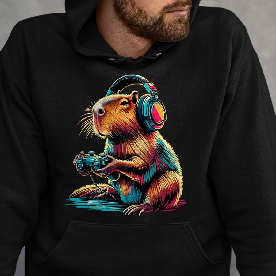 Cute Capybara Shirt, Funny Capybara UnisexT-Shirt/Hoodie/Sweatshirt HLT00 - Capybara Funny Video Games Capybara T-Shirt