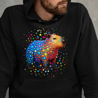 Cute Capybara Shirt, Funny Capybara Unisex T-Shirt/Hoodie/Sweatshirt HLT00 - Capybara Lovers Polka Dots Happy Dot Day Girls Boys Kids T-Shirt
