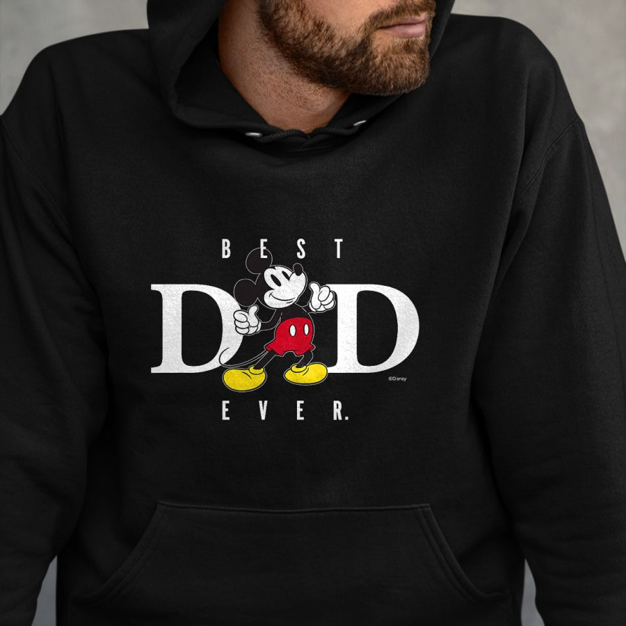 Gift for Dad Shirt, Funny Dad Unisex T-Shirt/Hoodie/Sweatshirt HLT00 – Disney Mickey Mouse Best Dad Ever Thumbs Up Father’s Day T-Shirt