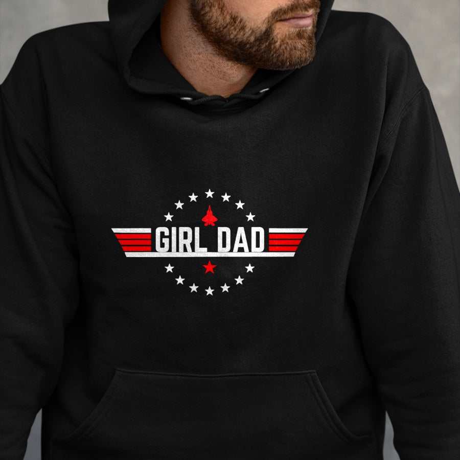 Gift for Dad Shirt, Funny Dad Unisex T-Shirt/Hoodie/Sweatshirt HLT00 – Proud Dad Of Girls Father of Girls For Dad Fathers Day T-Shirt