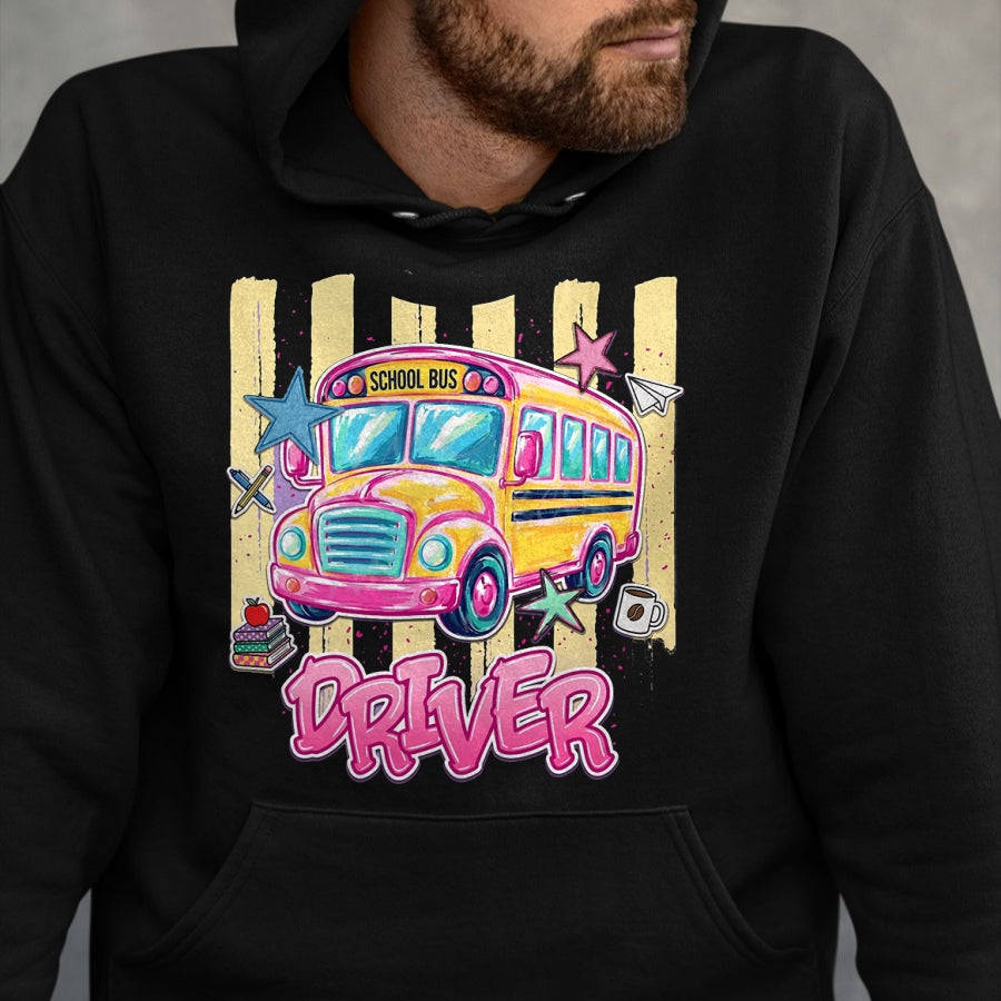 Best Student Shirt, Funny Back To School UnisexT-Shirt/Hoodie/Sweatshirt HLT00 - School Bus Driver Preppy Back to School Women Apparel T-Shirt