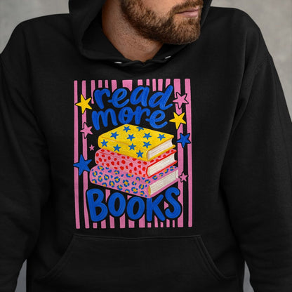 Best Student Shirt, Funny Back To School UnisexT-Shirt/Hoodie/Sweatshirt HLT00 - Striped Read More Books Back to School Bookish Librarian T-Shirt