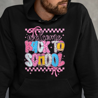 Best Student Shirt, Funny Back To School UnisexT-Shirt/Hoodie/Sweatshirt HLT00 - Welcome Back to School First Day Teacher Girls Kids Coquette T-Shirt