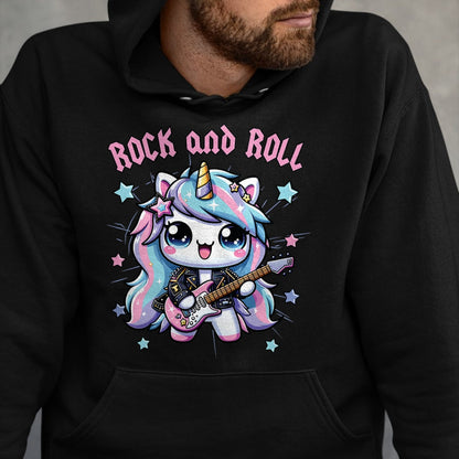 Guitar Lover Shirt, Funny Guitar UnisexT-Shirt/Hoodie/Sweatshirt HLT00 - Girls Rock, Unicorn Rock Star, Unicorn Girls Rock and Roll T-Shirt