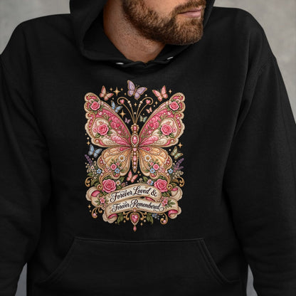 Guitar Lover Shirt, Funny Guitar UnisexT-Shirt/Hoodie/Sweatshirt HLT00 - Cosmic Cowgirl Hat Butterfly Pink Guitar Country Music Girl T-Shirt