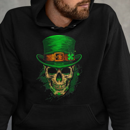Patrick Day Shirts for Family, Funny Patrick Day shirts, st patrick's day Unisex T-Shirt/Hoodie/Sweatshirt HLT00 - Skull St Patrick Day of the Dead Lucky Shamrock T-Shirt