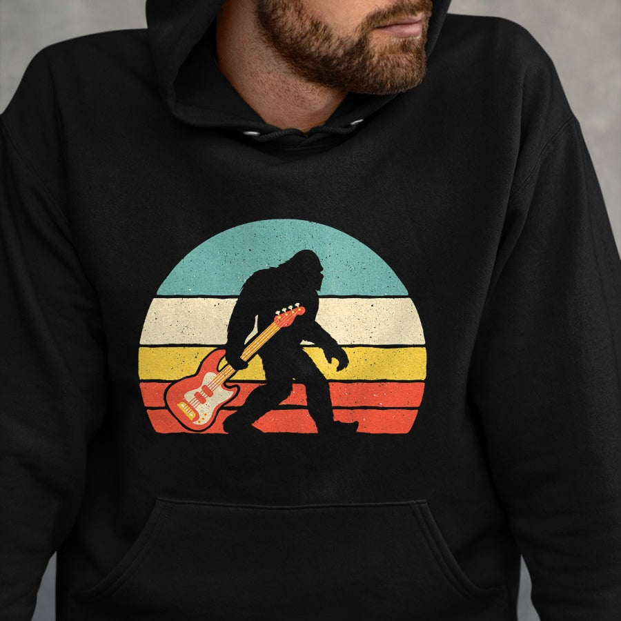 Guitar Lover Shirt, Funny Guitar UnisexT-Shirt/Hoodie/Sweatshirt HLT00 - Bigfoot Bass Guitar - Bass Player Bassist Music Guitarist T-Shirt