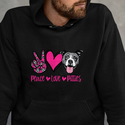 Dog Love Shirt, Dog Lover Gift T-Shirt/Hoodie/Sweatshirt HLT00 - Pit Bull Lives Matter Pittie Puppy Dog Mom Ladies Pitbull T-Shirt