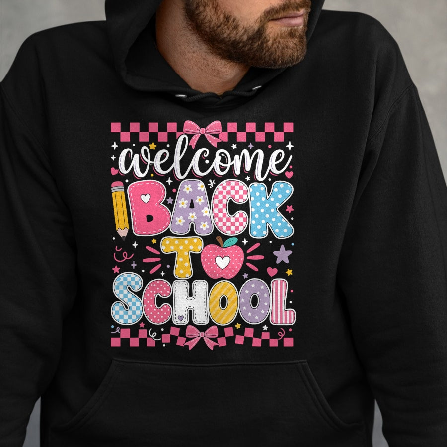Best Student Shirt, Funny Back To School UnisexT-Shirt/Hoodie/Sweatshirt HLT00 - Welcome Back to School Happy First Day of School Teacher Kid T-Shirt