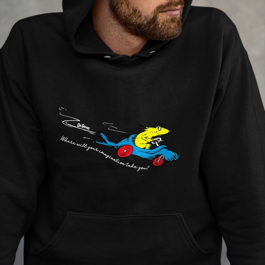 Best Doctor Shirt, Funny Doctor UnisexT-Shirt/Hoodie/Sweatshirt HLT00 - Dr. Seuss Imagination Takes You T-Shirt
