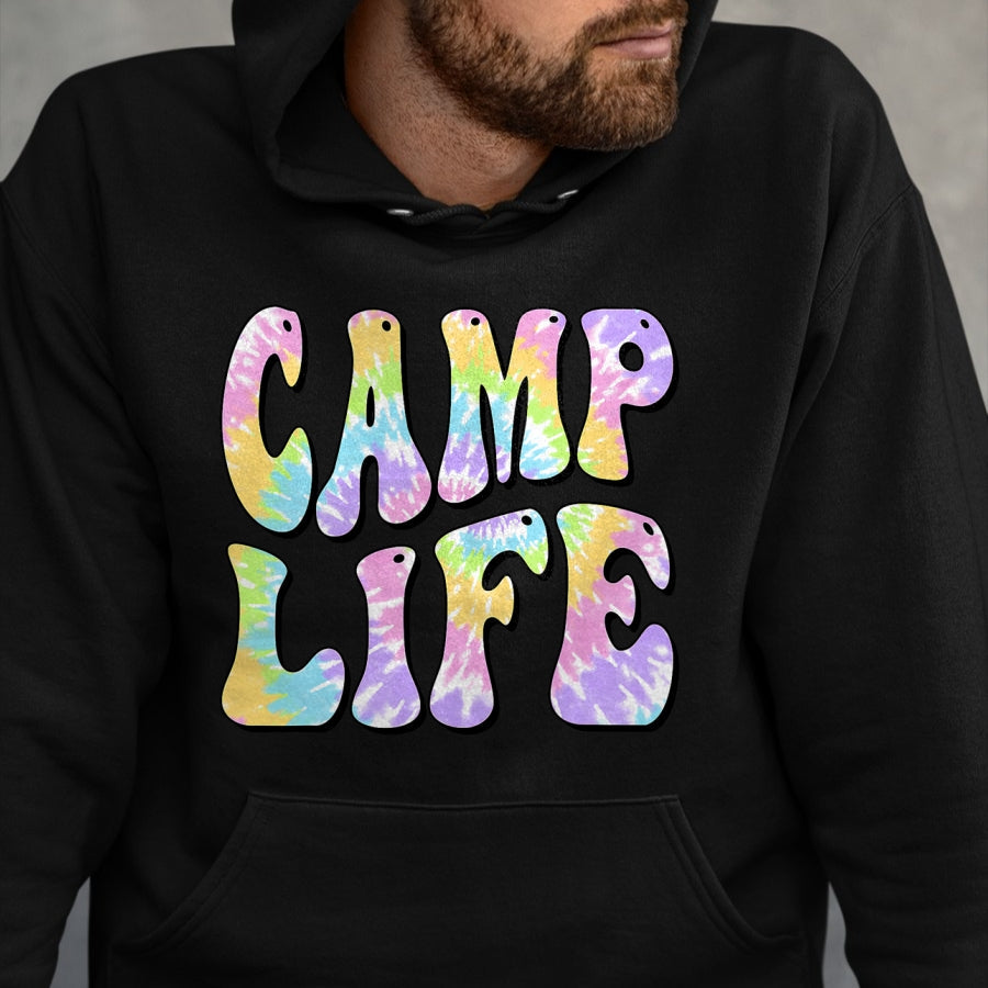 Funny Camping Shirt, Gift For Camping Lover Unisex T-Shirt/Hoodie/Sweatshirt HLT00 - Camping Summer for Girls Summer Camp Tie-Die Retro T-Shirt