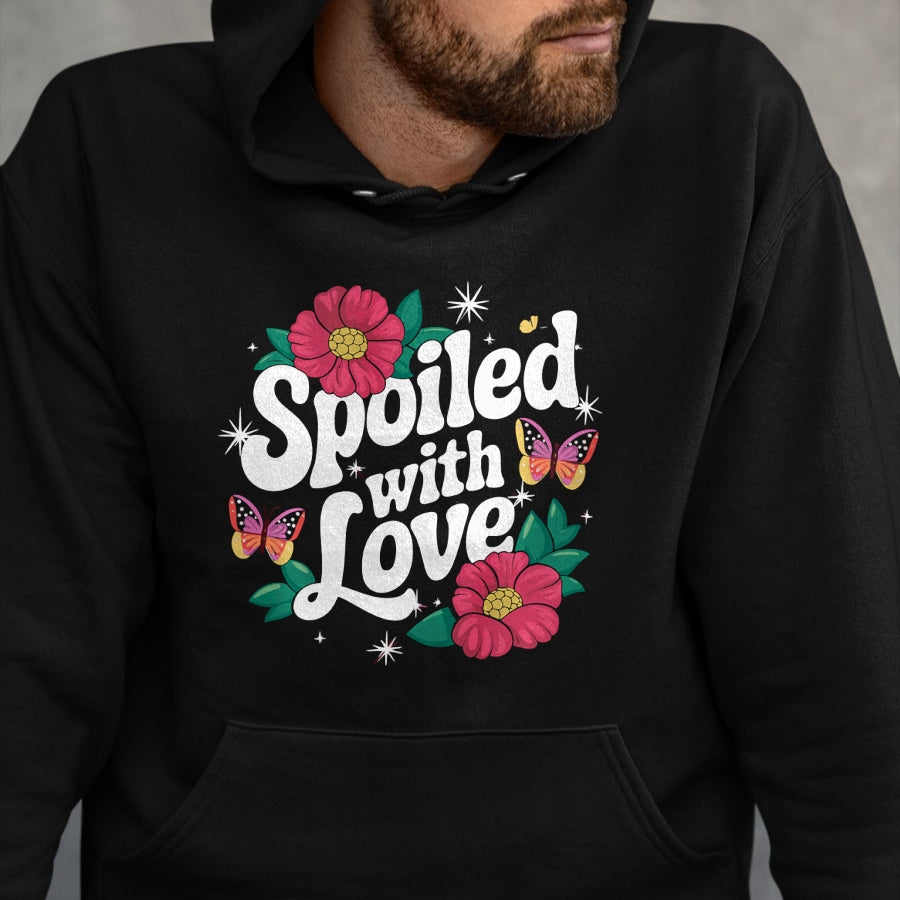 Best Wife Shirt, Wife and Husband Unisex T-Shirt/Hoodie/Sweatshirt HLT00 - Gift for wife T shirt, spoiled wife   Spoiled Wife Funny Wife Spoiled Wife Spoiled With Love Long Sl