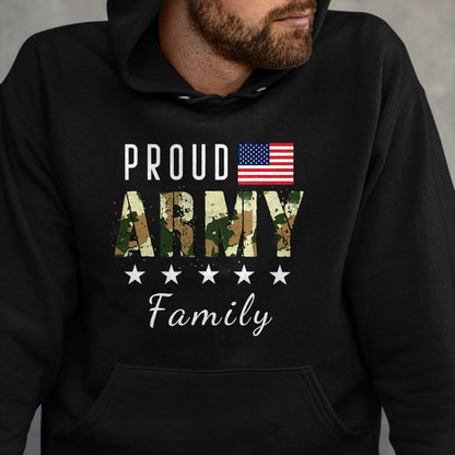 Gift for Dad Shirt, Funny Dad Unisex T-Shirt/Hoodie/Sweatshirt HLT00 – Army Graduation Proud Military Family Mom Dad Brother Sister T-Shirt