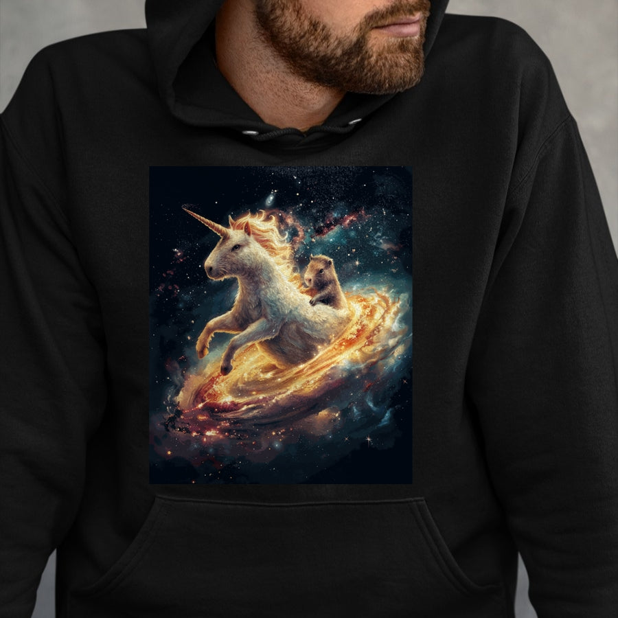 Cute Capybara Shirt, Funny Capybara Unisex T-Shirt/Hoodie/Sweatshirt HLT00 - Funny Graphic Capybara Long Sleeve T-Shirt (5)