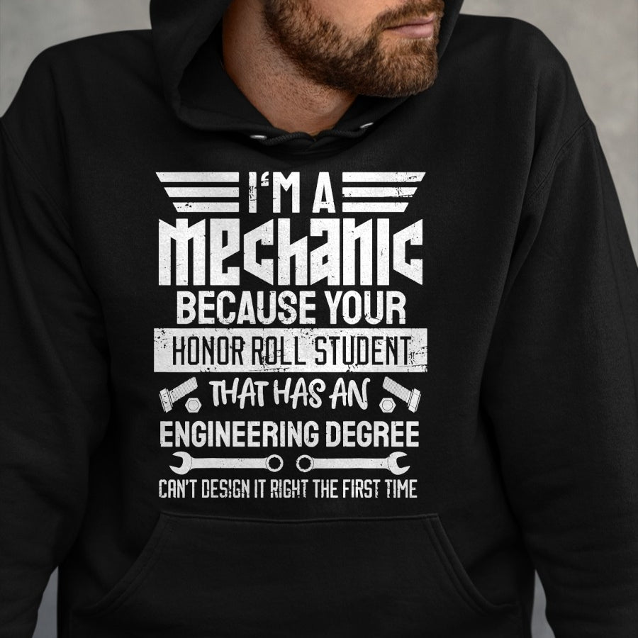 Best Mechanic Life Shirt, Funny Mechanic UnisexT-Shirt/Hoodie/Sweatshirt HLT00 - Mechanic Car Guy Mechanics DIY Handyman Garage Repair Shop T-Shirt