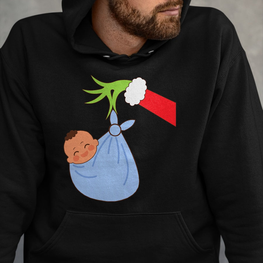 Funny Nurse Shirt, Nurse Unisex T-Shirt/Hoodie/Sweatshirt HLT00 - NICU Labor Delivery Nurse Santa Christmas Xmas Pajamas Funny T-Shirt