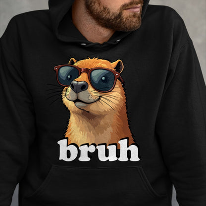 Cute Capybara Shirt, Funny Capybara Unisex T-Shirt/Hoodie/Sweatshirt HLT00 - Capybara Long Sleeve T-Shirt (4)