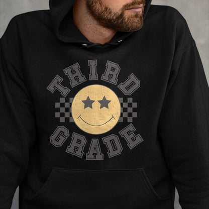 Best Student Shirt, Funny Back To School UnisexT-Shirt/Hoodie/Sweatshirt HLT00 - Retro Third Grade Teacher Student 1st Day Back to School T-Shirt