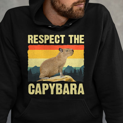 Cute Capybara Shirt, Funny Capybara UnisexT-Shirt/Hoodie/Sweatshirt HLT00 - Capybara Art for Men Women Kids Rodent Animal Lover Capybara T-Shirt