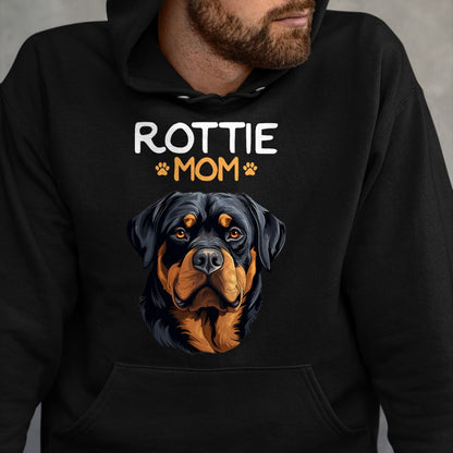 Dog Love Shirt, Dog Lover Gift T-Shirt/Hoodie/Sweatshirt HLT00 - Rottie Mom Rottweiler Dog Mama T-Shirt