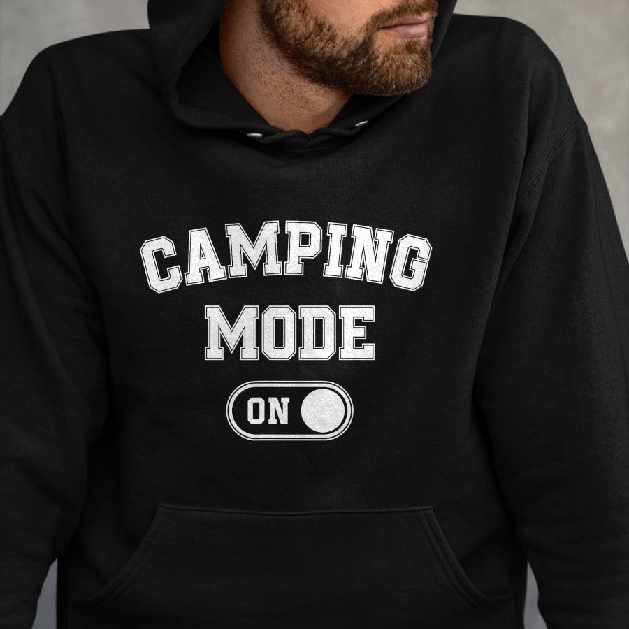 Funny Camping Shirt, Gift For Camping Lover Unisex T-Shirt/Hoodie/Sweatshirt HLT00 - Camping Mode On Funny Camper Gift Nature Lover Scout T-Shirt