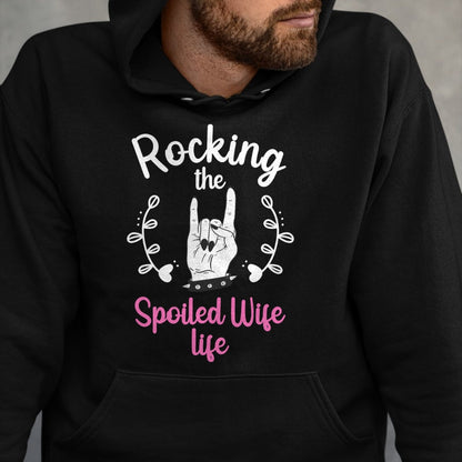 Best Wife Shirt, Wife and Husband Unisex T-Shirt/Hoodie/Sweatshirt HLT00 - Gift for wife T shirt, spoiled wife   Funny Spoiled Wife Art For Women Husband Spoiled Wife Life Pul (1)