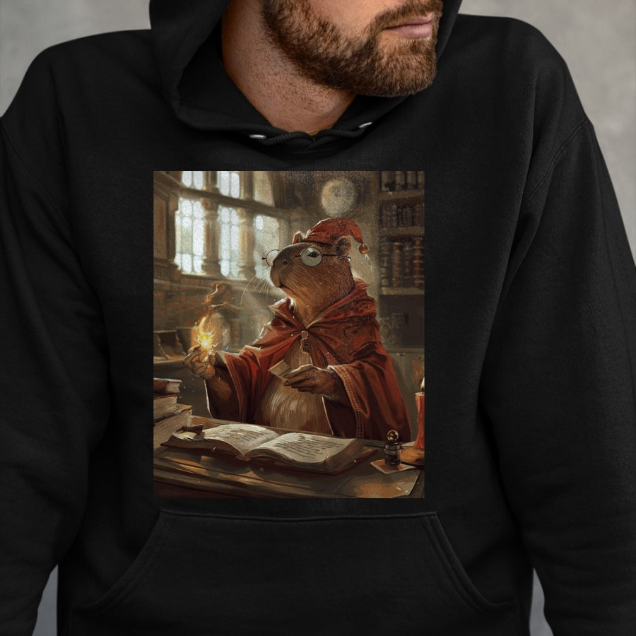 Cute Capybara Shirt, Funny Capybara Unisex T-Shirt/Hoodie/Sweatshirt HLT00 - Funny Graphic Capybara Long Sleeve T-Shirt (6)
