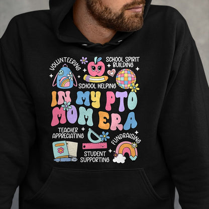Best Student Shirt, Funny Back To School UnisexT-Shirt/Hoodie/Sweatshirt HLT00 - in My PTO Mom Era Parent Association Organization Groovy T-Shirt