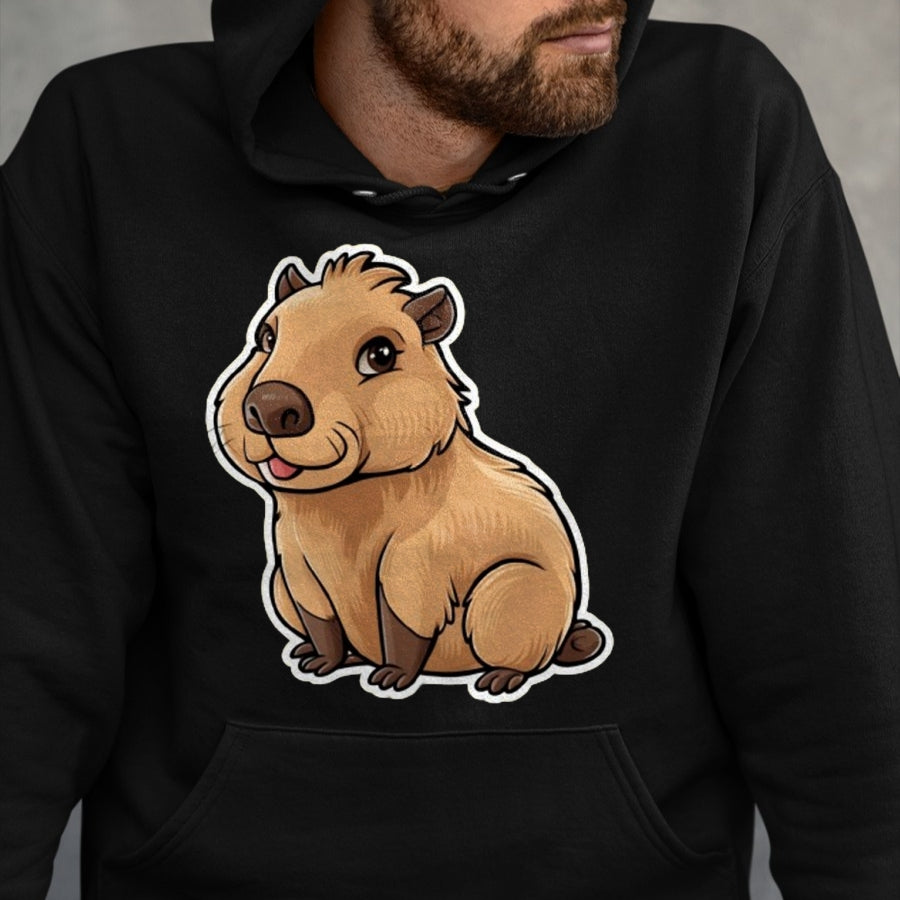 Cute Capybara Shirt, Funny Capybara Unisex T-Shirt/Hoodie/Sweatshirt HLT00 - Capybara Long Sleeve T-Shirt (1)
